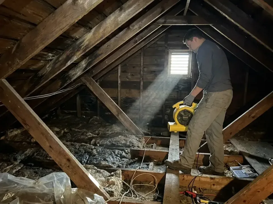 attic-water-damage-drying-proc-007 — frequently asked questions, Emergency Water Extraction & 24/7 Flood Response in Larch W…